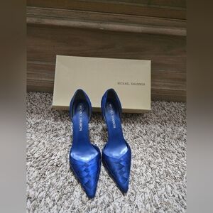 Michael Shannon Elegant Blue Heels